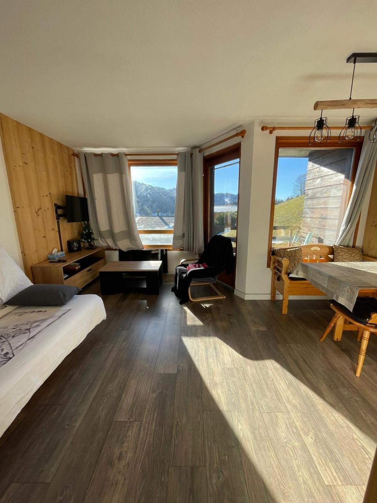 Studio Cabine Cosy A 5Min A Pieds Des Pistes Et Du Centre Ville 레게츠 외부 사진